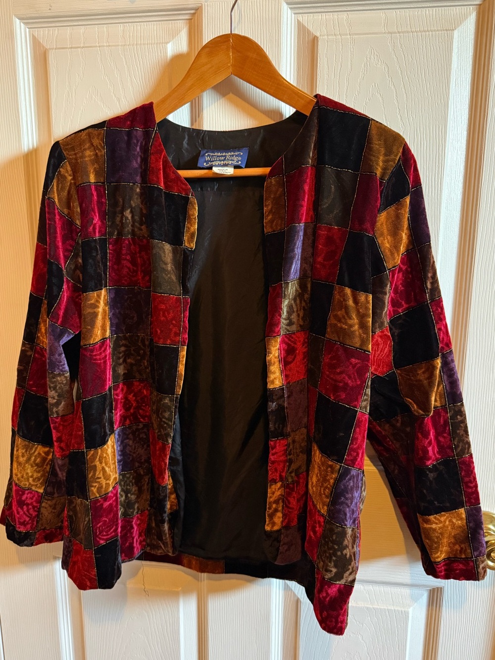 Willow Ridge Patchwork Velvet Jacket - Picture 2 of 5
